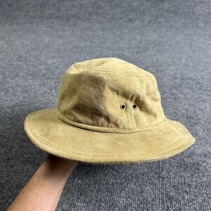 Wapiti Hat Bucket Fitted Mens Small Tan Deer Suede Made New Zealand Outdoor